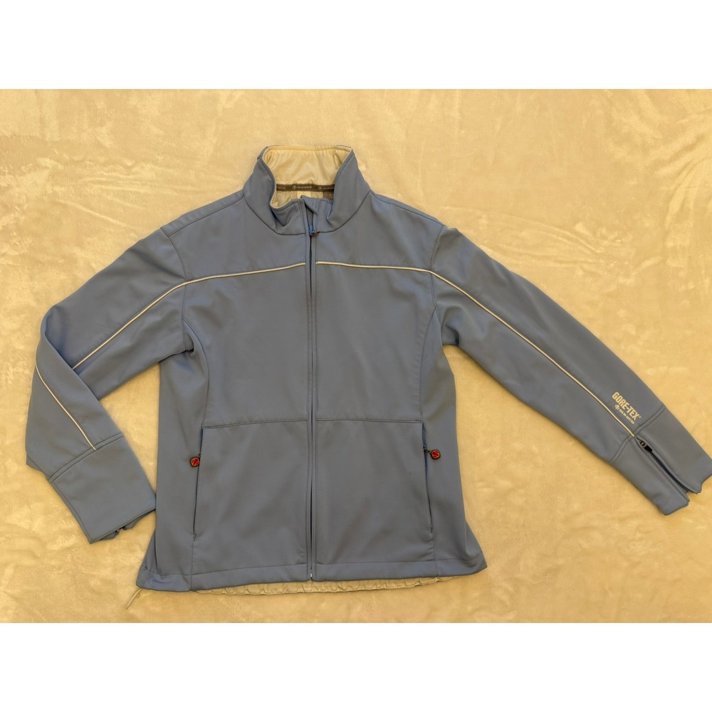 Sunice Hurricane Gore-Tex Windstopper Jacket Blue Womens Medium Softshell